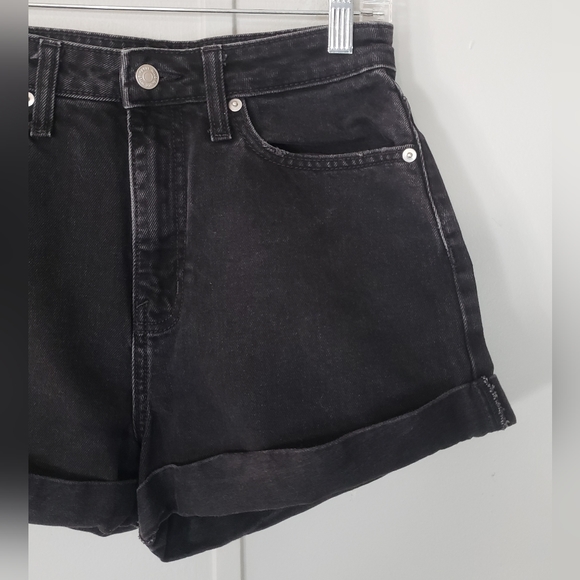 Wild Fable Black Highest Rise Mom Shorts - Picture 4 of 11